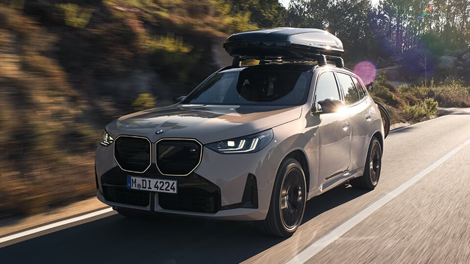 Side view of BMW vehicle